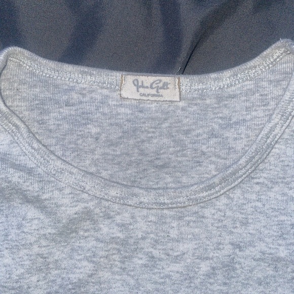 Brandy Melville White Plain Tee - Picture 2 of 2